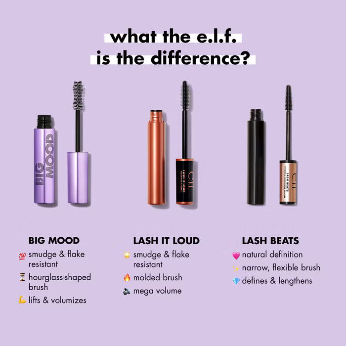 e.l.f. - Lash It Loud Mascara | 7 mL | Deep Brown
