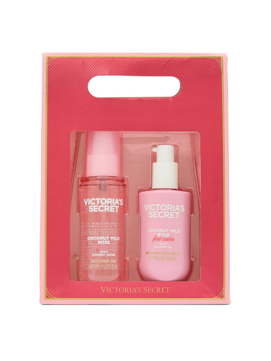 Victoriaโs Secret - Coconut Milk Rose 2-Piece Full-Sized Body Mist & Lotion Gift Set