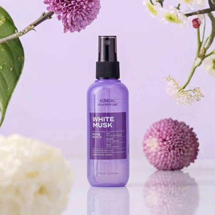 KUNDAL- Rich body perfume white musk | 100 mL