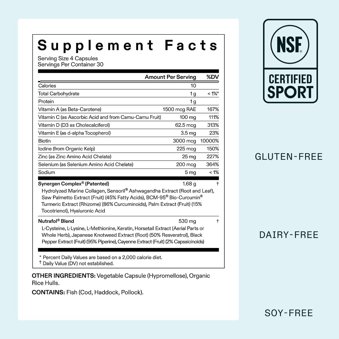 NUTRAFOL WOMEN - HAIR GROWTH NUTRACEUTICAL | 120 CAPSULES