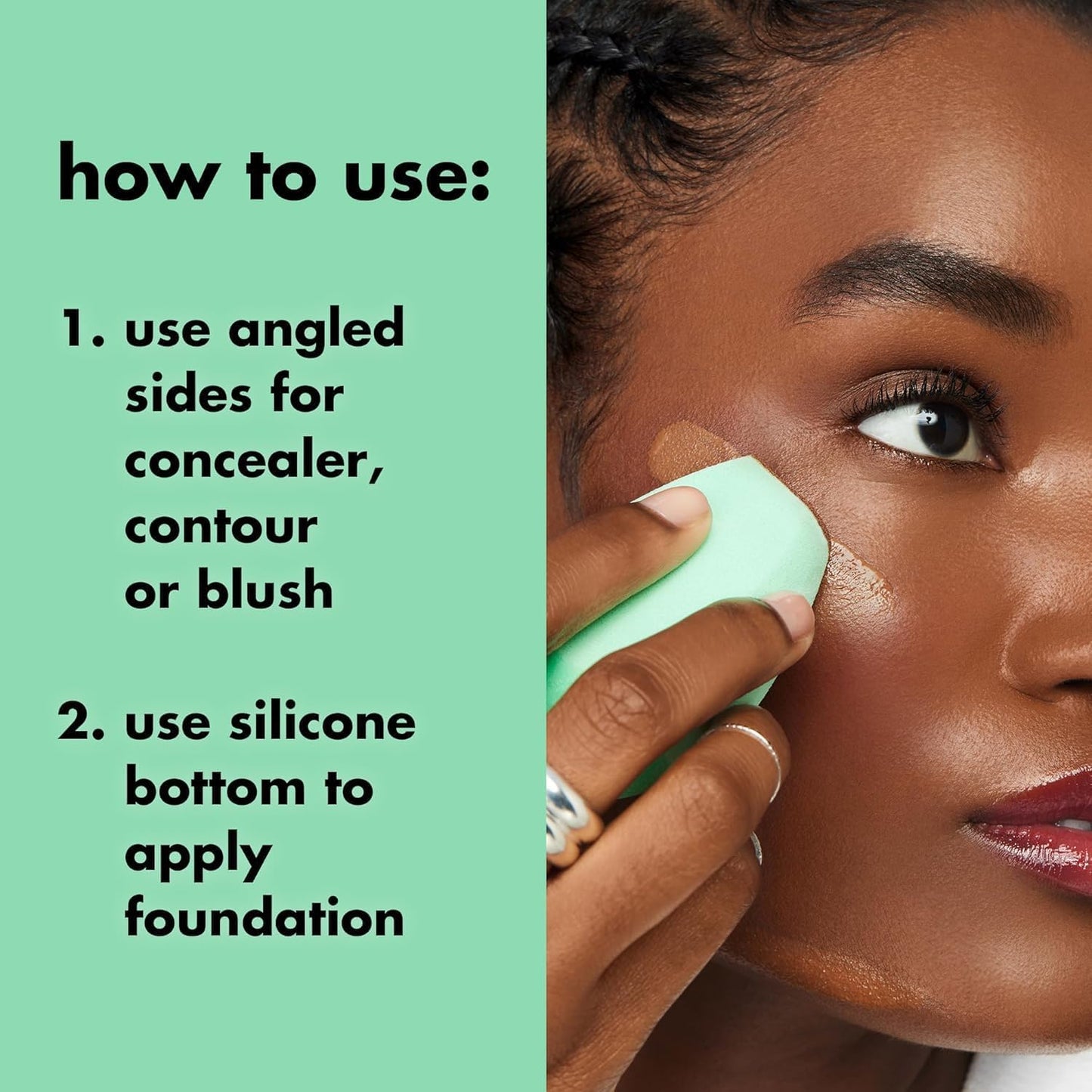e.l.f. Angled Silicone Face Sponge