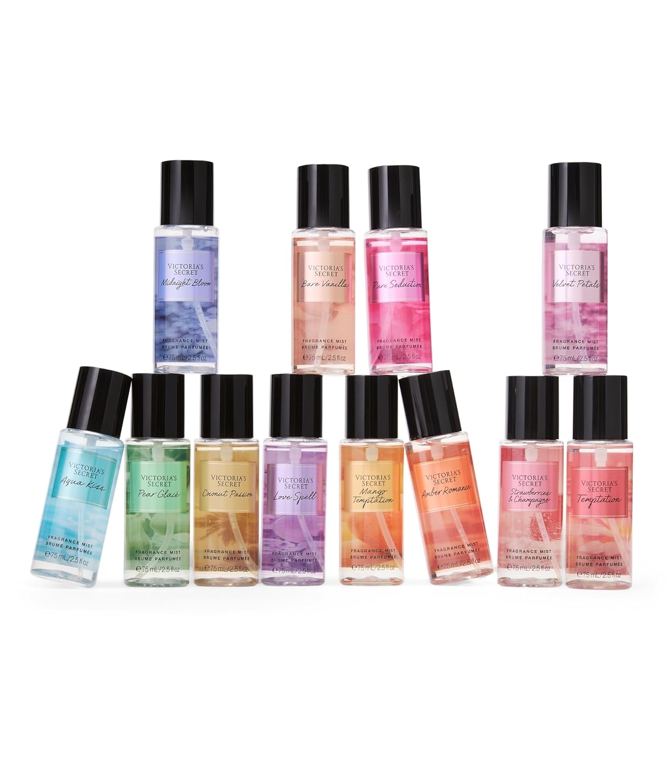 Victoria's Secret - Mist Collection 12 Piece Travel Mist Gift Set