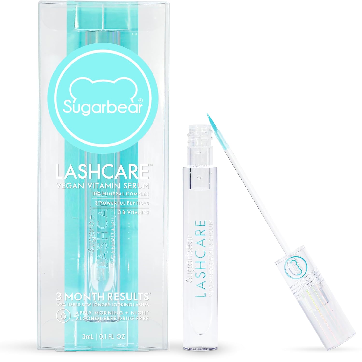 Sugarbear lash care x2 unopened 3ml tubes offers ( full size)