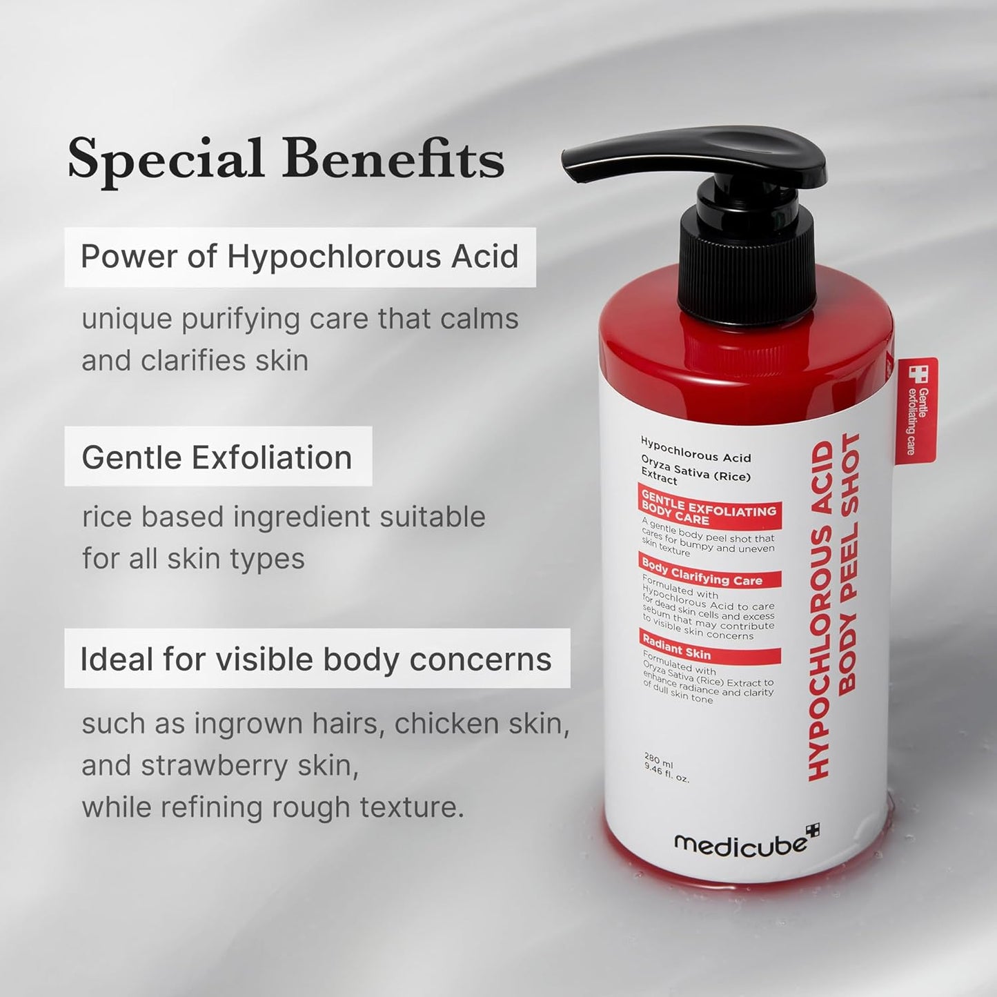 MEDICUBE - Hypochlorous Acid Body Peel Shot 280 ML