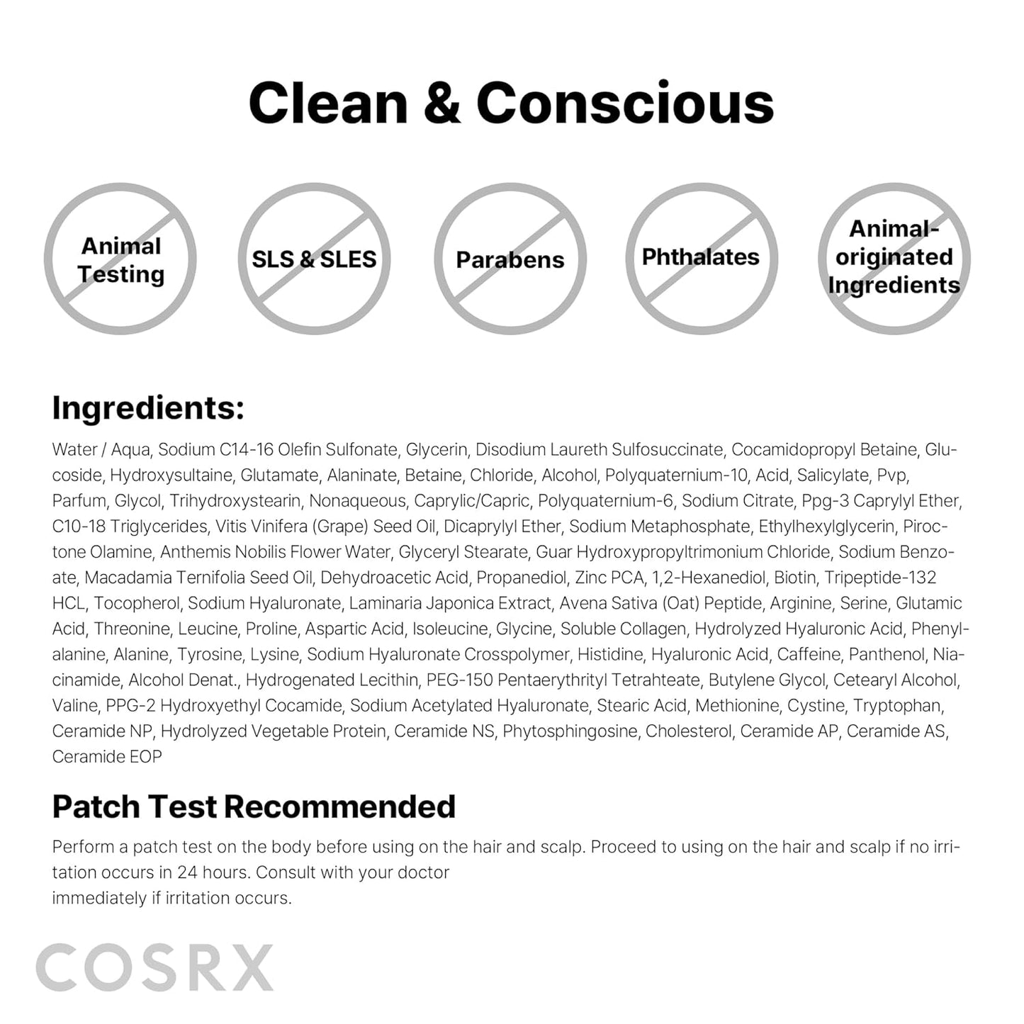 COSRX - PEPTIDE 132 Hair Bonding Shampoo | 200 mL