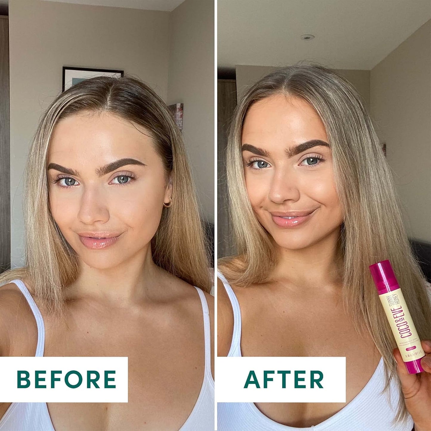 Coco & Eve - Sunny Honey Bronzing Face Tanning Drops | Dark | 30 mL