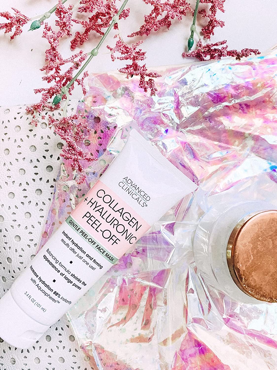 Advanced Clinicals - Collagen + Hyaluronic Acid Anti-Aging Peel-Off Face Mask | 101 mL