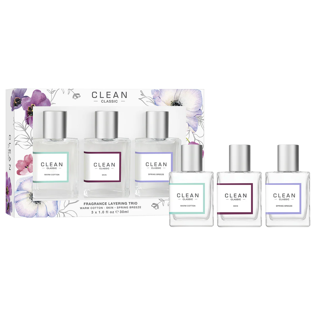CLEAN - FRAGRANCE LAYERING TRIO