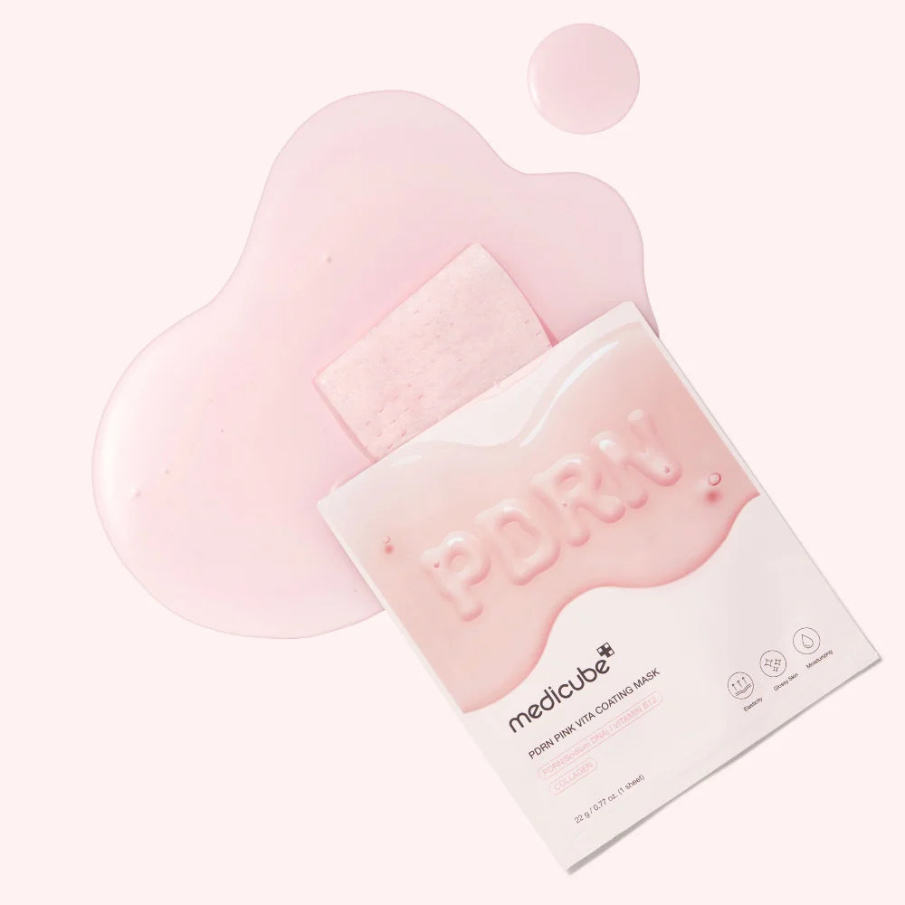MEDICUBE - PDRN Pink Vita Coating Mask (10EA)