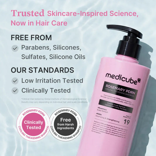 MEDICUBE - ROSEMARY PDRN COOLING THICKENING SHAMPOO | 400 ML