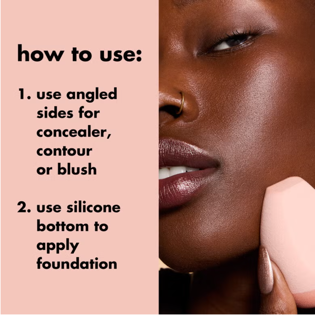 e.l.f - Halo Glow Angled Silicone Face Sponge