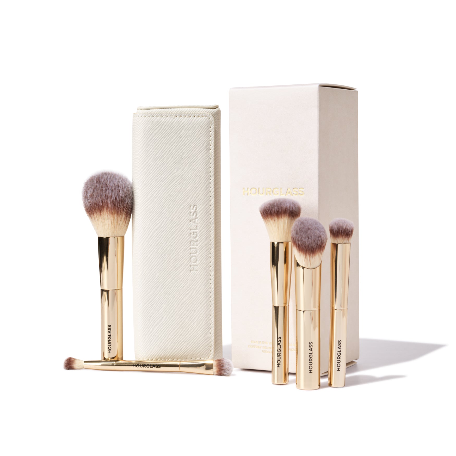 HOURGLASS - FACE AND EYE TRAVEL BRUSH SET – Beautique