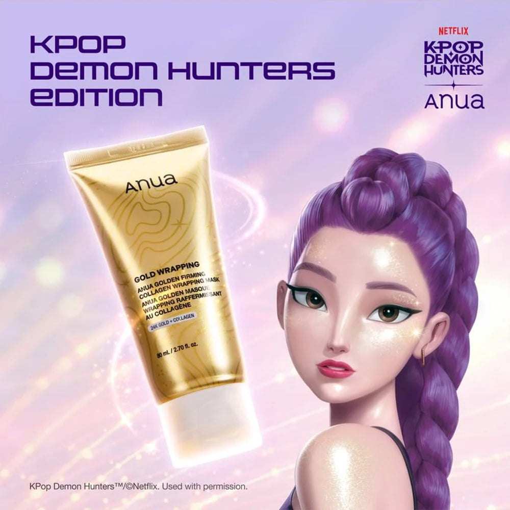 Anua - Kpop Demon Hunters Golden Firming Collagen Wrapping Mask | 80 mL