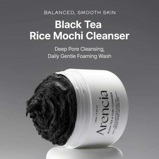Arencia - Black Tea Rice Mochi Cleanser | 120 g