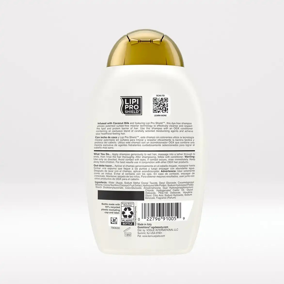 OGX - Nourishing + Coconut Milk Shampoo | 385 mL