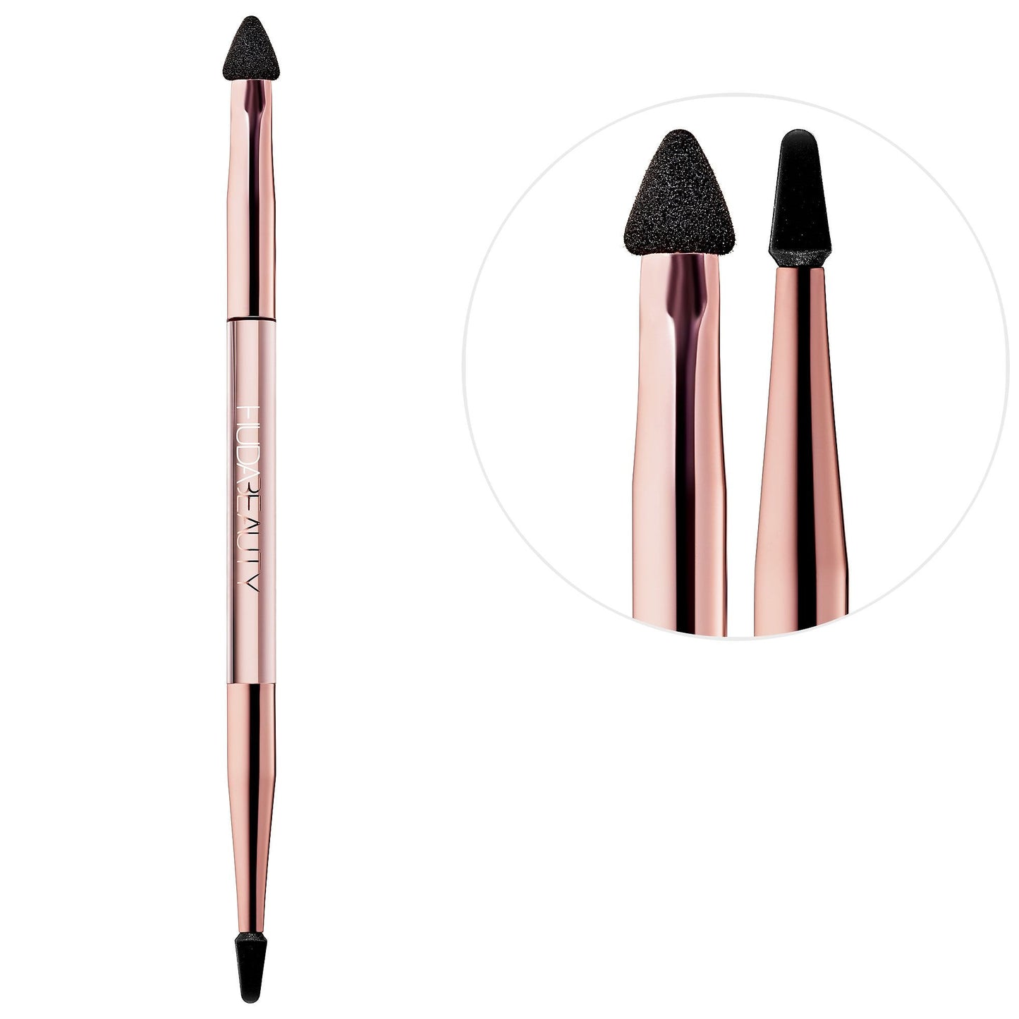 HUDA BEAUTY - Fender Blender Dual-Ended Sponge & Silicone Eyeshadow Brush