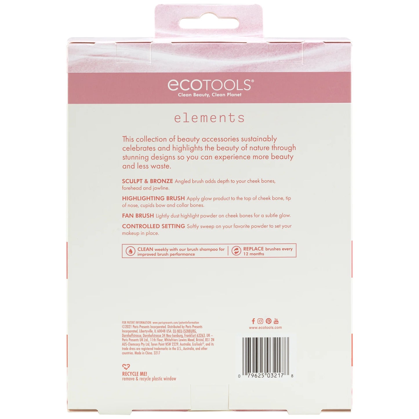Ecotools - Elements Wind-Kissed Finish Makeup Brush Kit