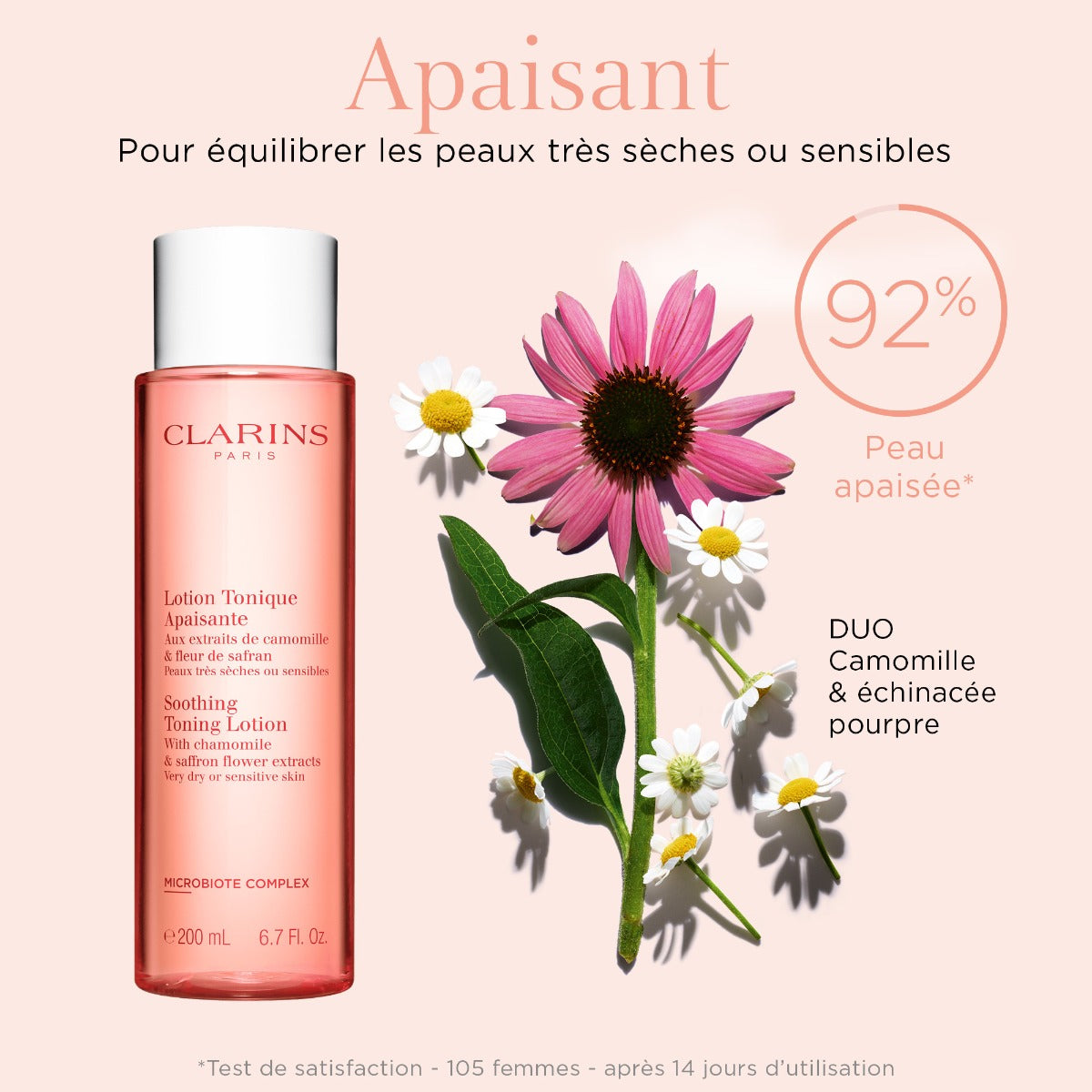 CLARINS - LOTION TONIQUE APAISANTE | 200 ML