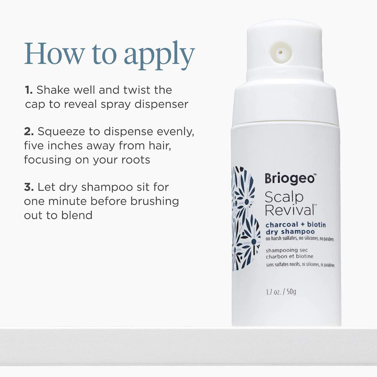 Briogeo - Scalp Revival Charcoal + Biotin Dry Shampoo | 50 mL