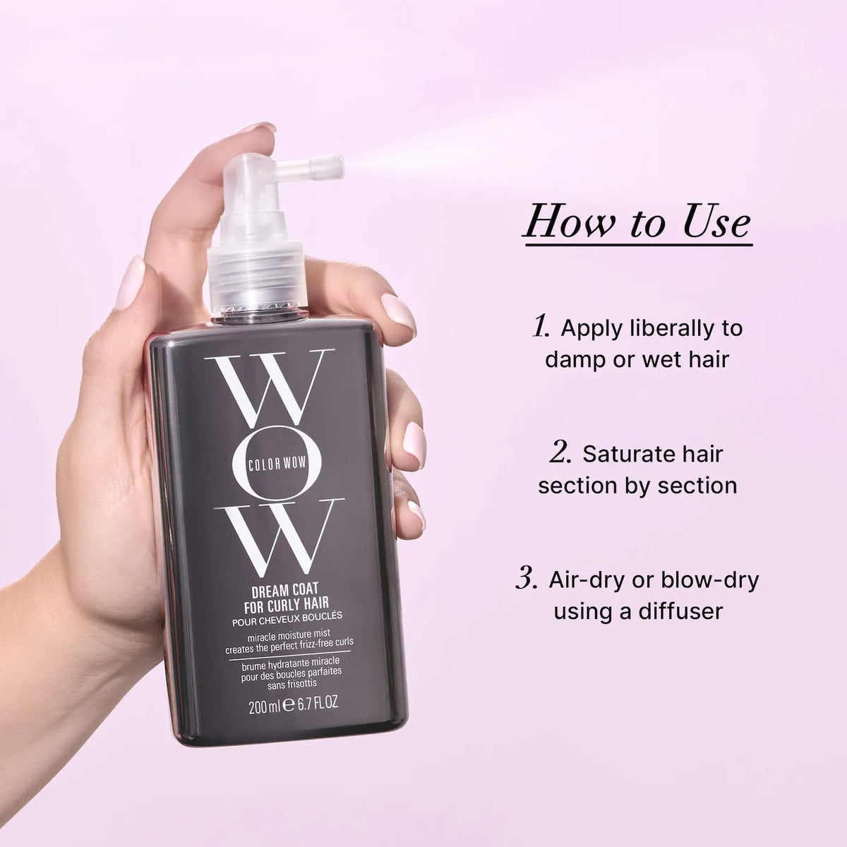 COLOR WOW - Dream Coat Anti-Frizz Treatment for Curly Hair | 200 mL