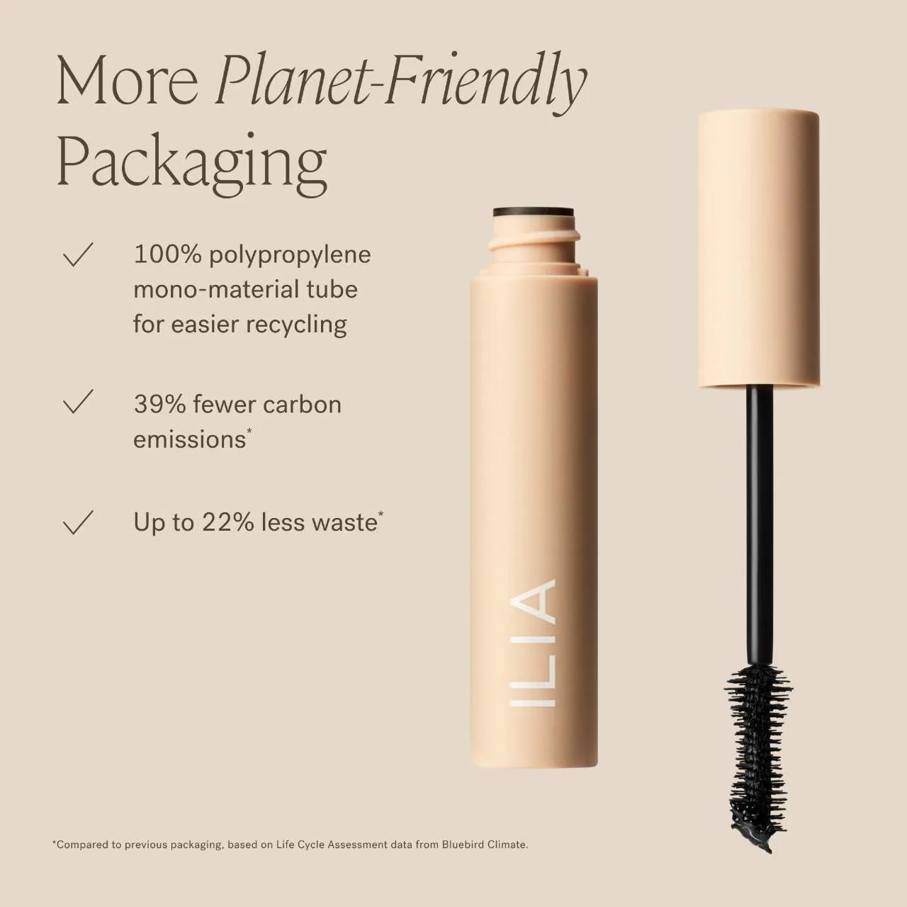 ILIA - Fullest Volumizing Mascara | 9.5 mL | Classic Black