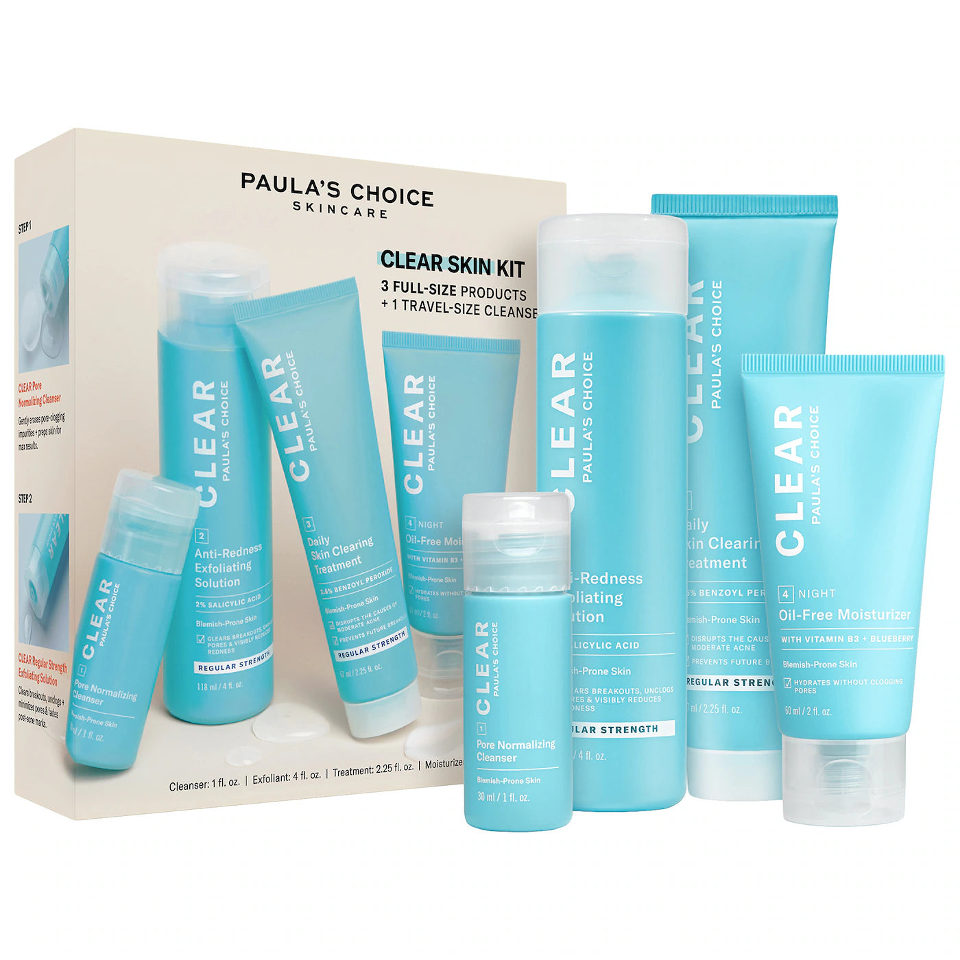 High quality Paula’s choice skincare set