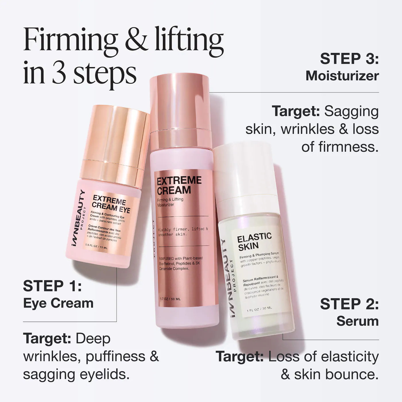 INNBEAUTY Project - Extreme Cream Anti-Aging, Firming, & Lifting Refillable Moisturizer | 50 mL
