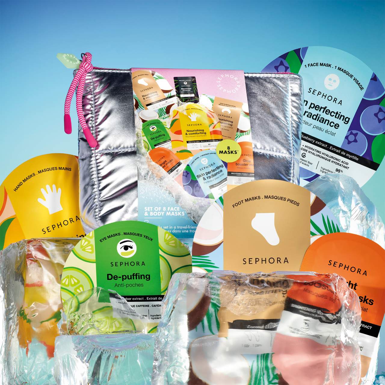 SEPHORA COLLECTION - Set of 8 Face & Body Masks