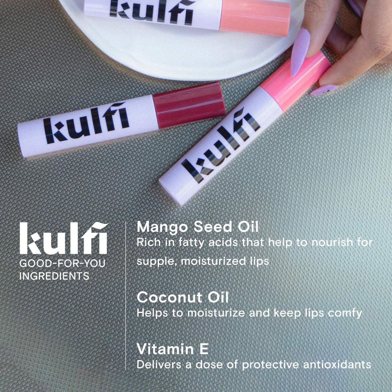Kulfi - Lassi Lips Staining Long-Lasting Moisturizing Lip Oil | 3.8 mL