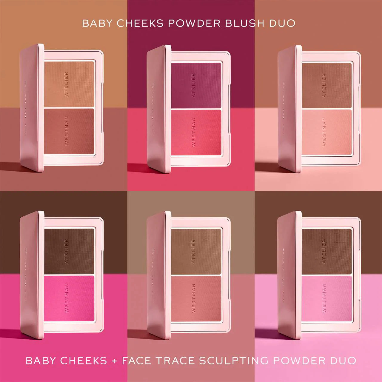 Westman Atelier - Baby Cheeks + Face Trace Sculpting Powder Duo