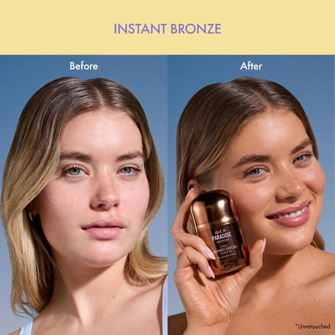 Isle of Paradise - Sunny Serum Instant Face Bronzer | 30 mL