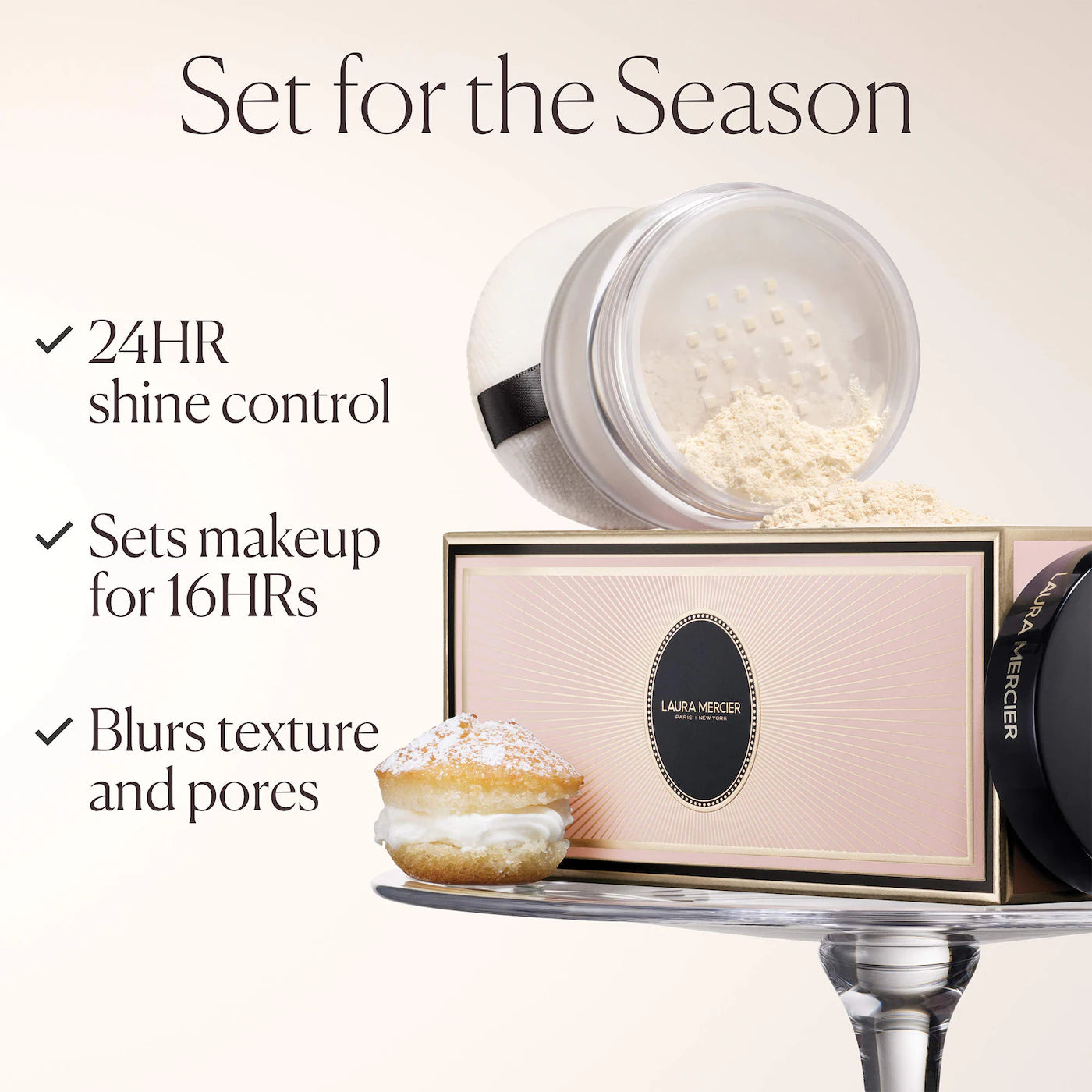 Laura Mercier - Indulgent Icons Translucent Loose Powder & Velour Puff Duo Gift Set