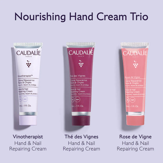 Caudalie - Hydrating & Nourishing Hand Cream Trio