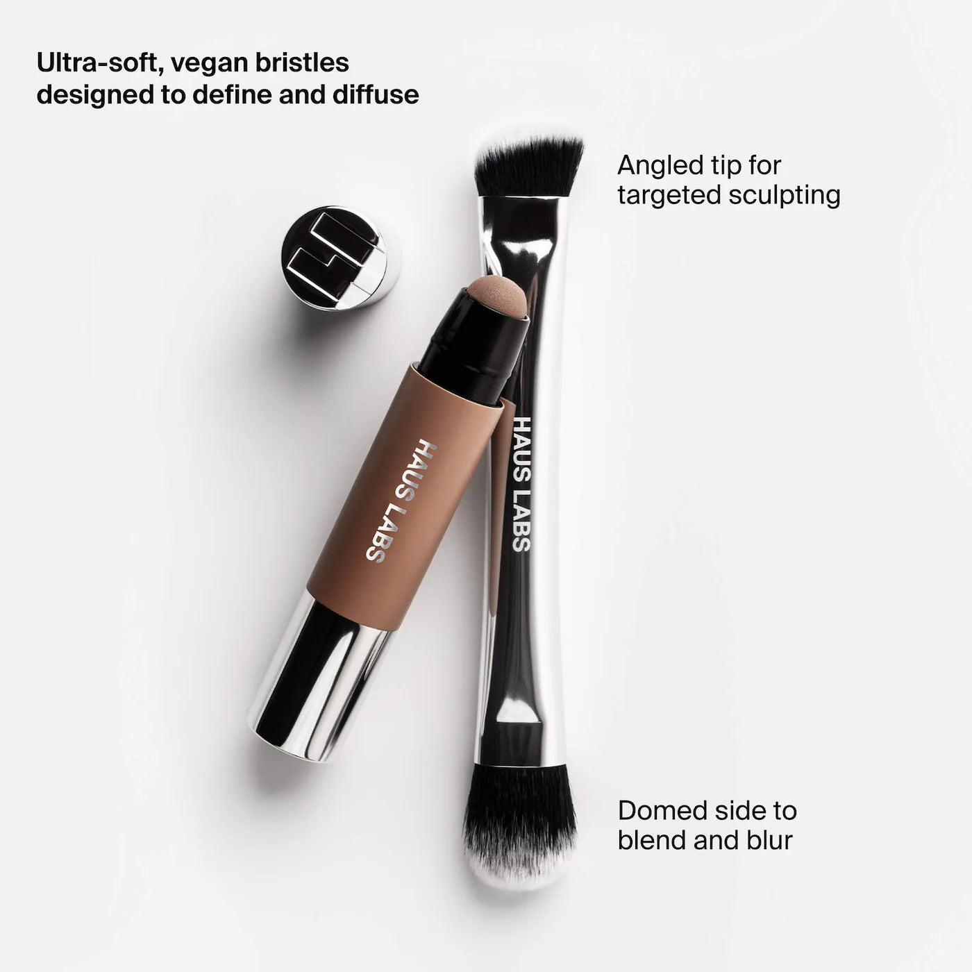 HAUS LABS - DUAL ENDED PRECISION SCULPTING BRUSH