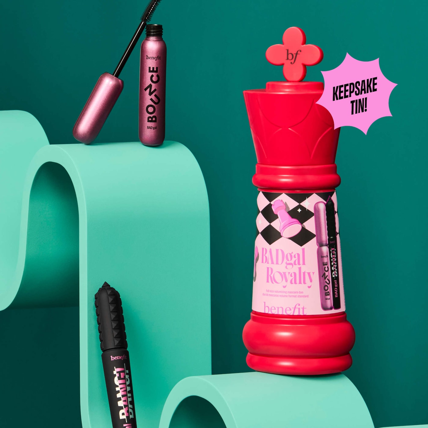 Benefit Cosmetics - BADgal Royalty volumizing mascara makeup gift set