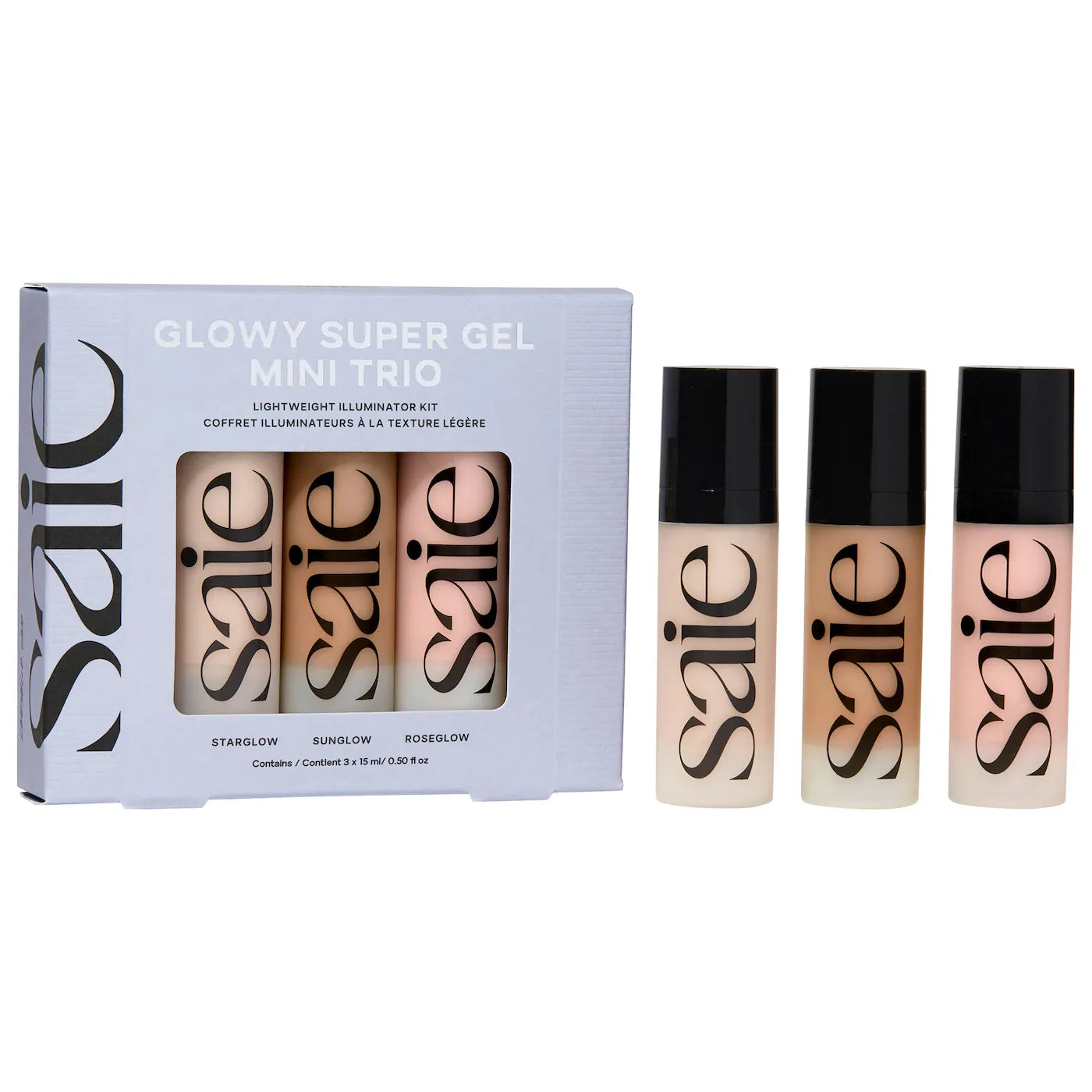 【新品未使用】Saie Glowy gel set Saie - Mini Glowy Super Gel Trio Gift Set – Beautique