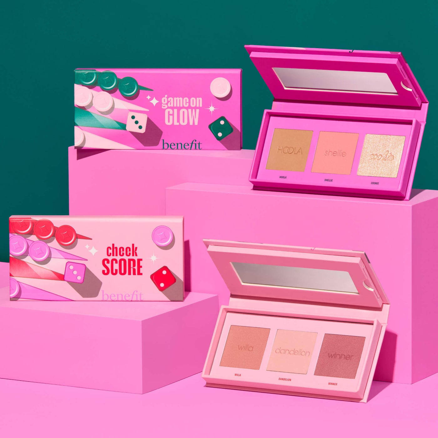 Benefit Cosmetics - Mini Game On Glow Bronzer, Blush & Highlighter Palette