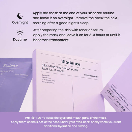 BIODANCE - REJUVENATING CAVIAR PDRN REAL DEEP MASK