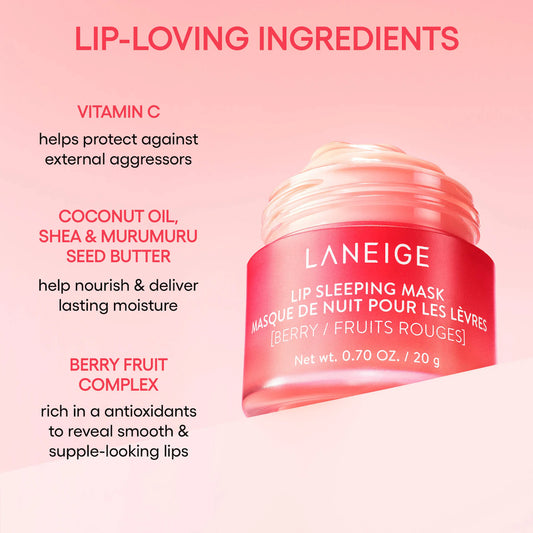 LANEIGE - Berry Sweet Lip Treatment Minis Trio Set