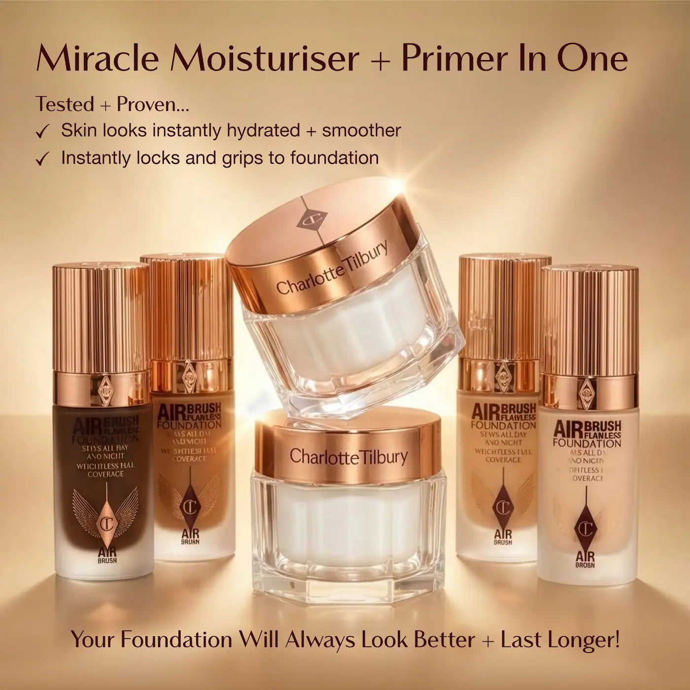 Charlotte Tilbury - Magic Cream Moisturizer with Hyaluronic Acid (NEW IMPROVED FORMULA)