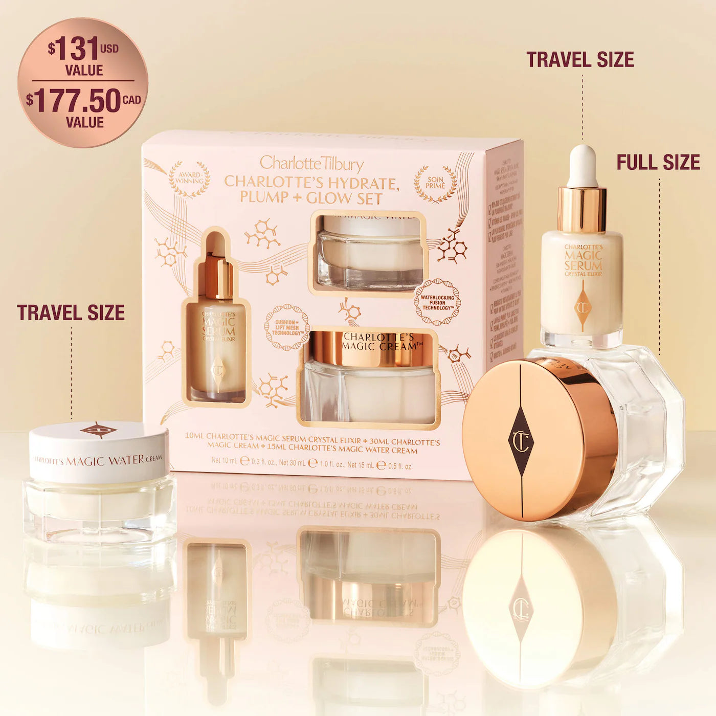 Charlotte Tilbury - Charlotte's Hydrate, Plump & Glow Set