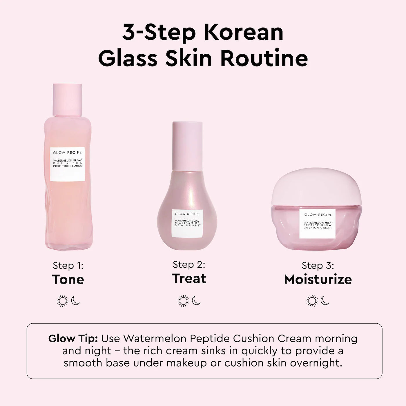 Glow Recipe - Watermelon Milk™ Peptide Cushion Cream Refillable Moisturizer for Dry Skin & Barrier Support | 50 mL