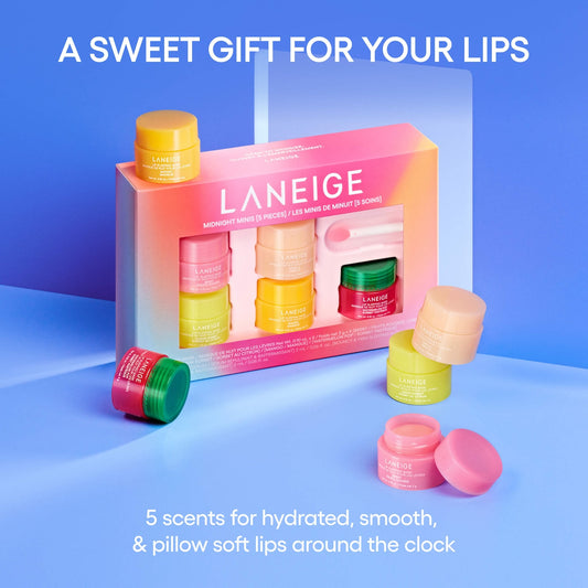 LANEIGE - Midnight Minis Hydrating Lip Sleeping Mask Treatment 5 pc. Gift Set (2026-2027)
