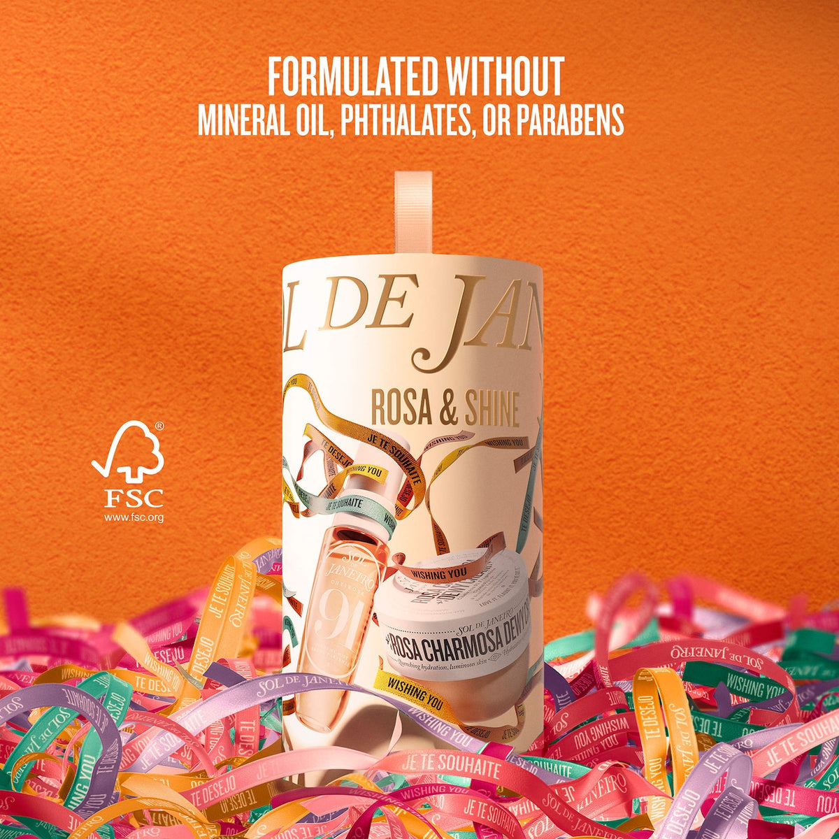 Sol de Janeiro - Rosa & Shine Dewy Body Cream & Floral Gourmand Fragrance Duo