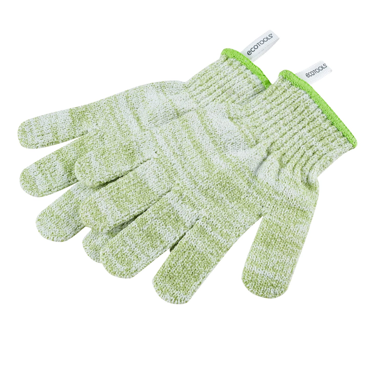 Ecotools - Exfoliating Bath & Shower Gloves, Green