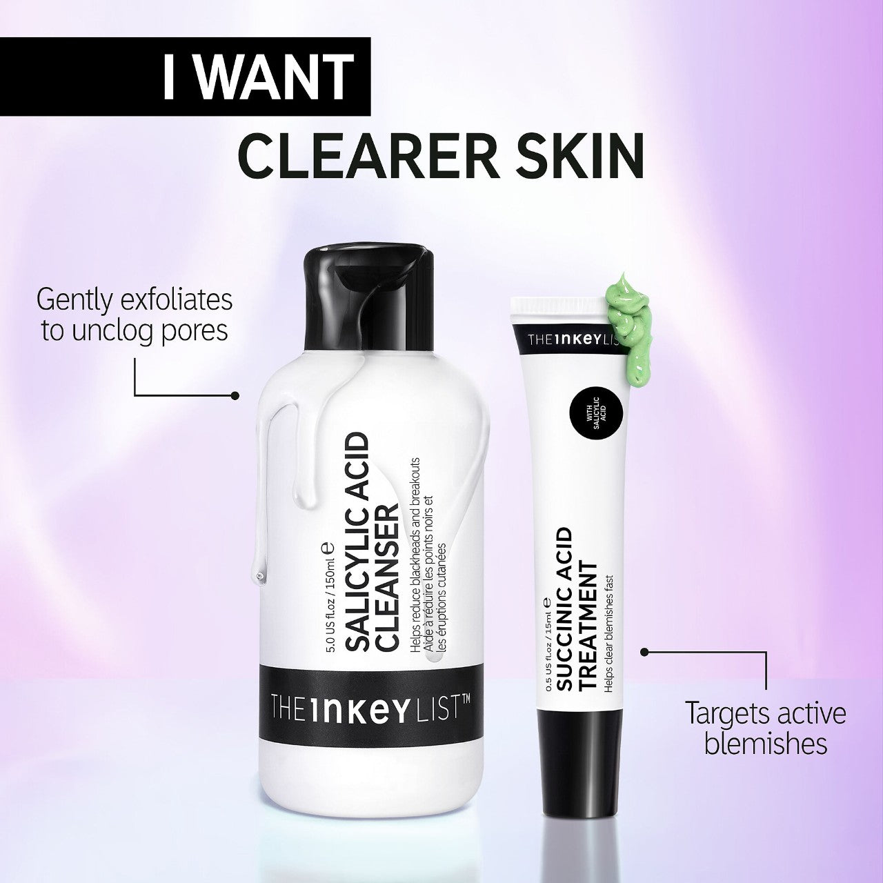 The Inkey List - Salicylic Acid Acne + Pore Cleanser | 150 mL