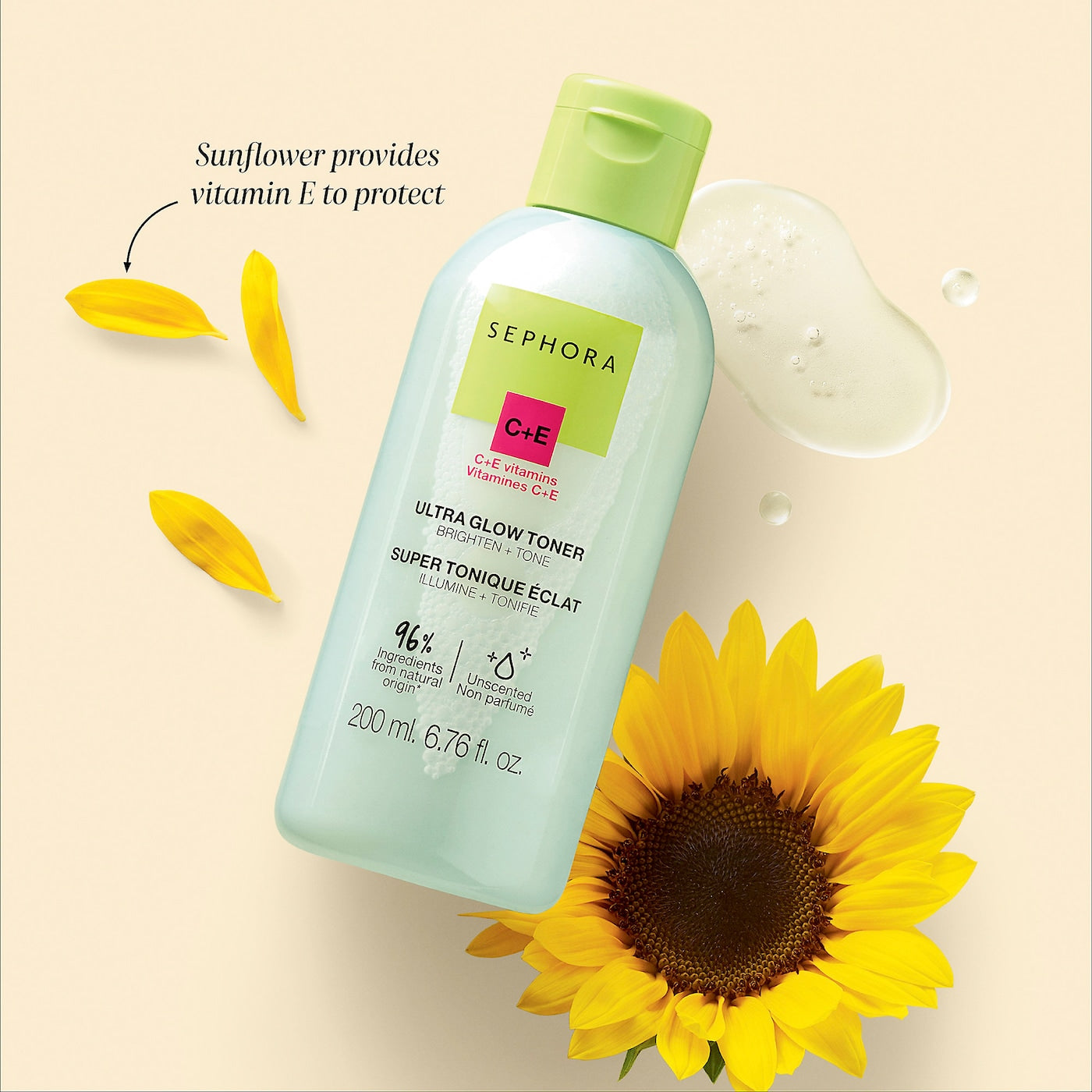 Sephora - Ultra Glow Toner with Vitamins C + E | 200 mL