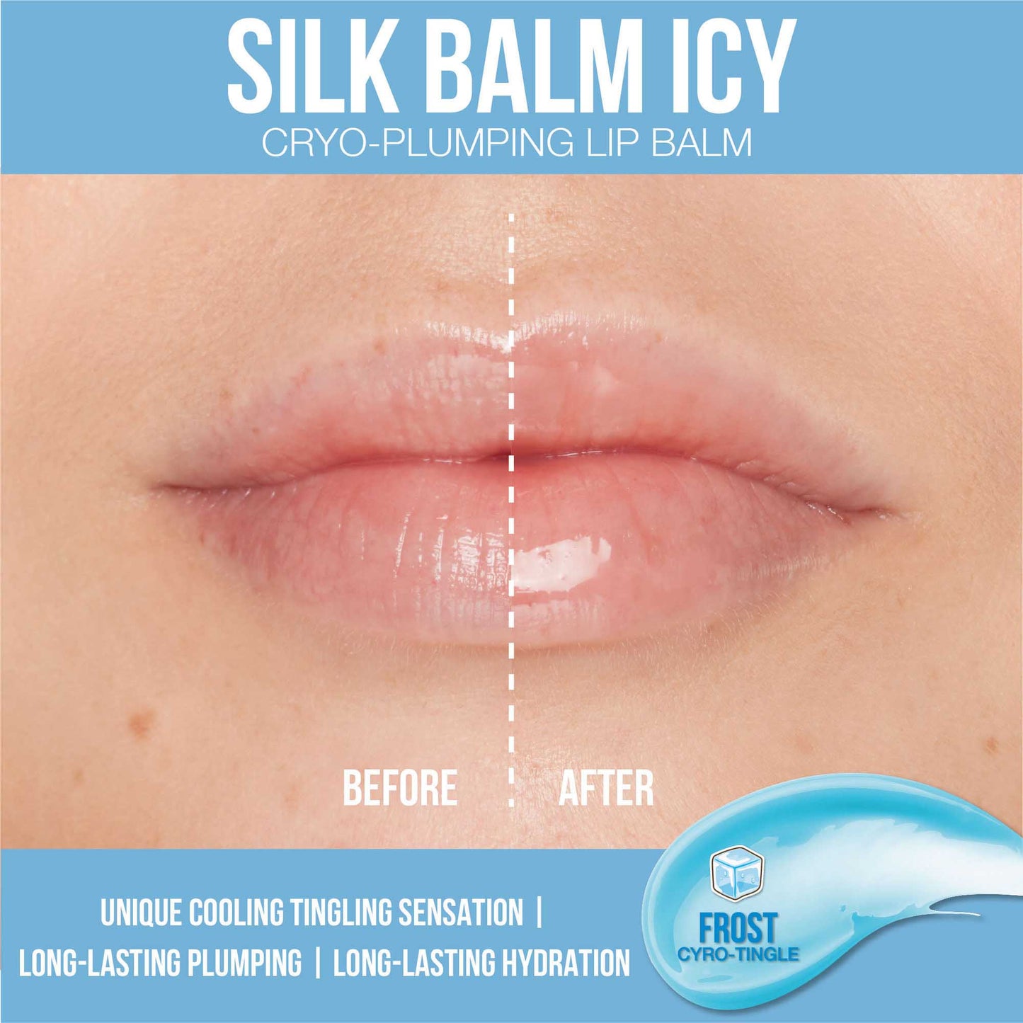 Huda Beauty - Silk Balm Icy Cryo-Plumping Lip Balm | 3 mL