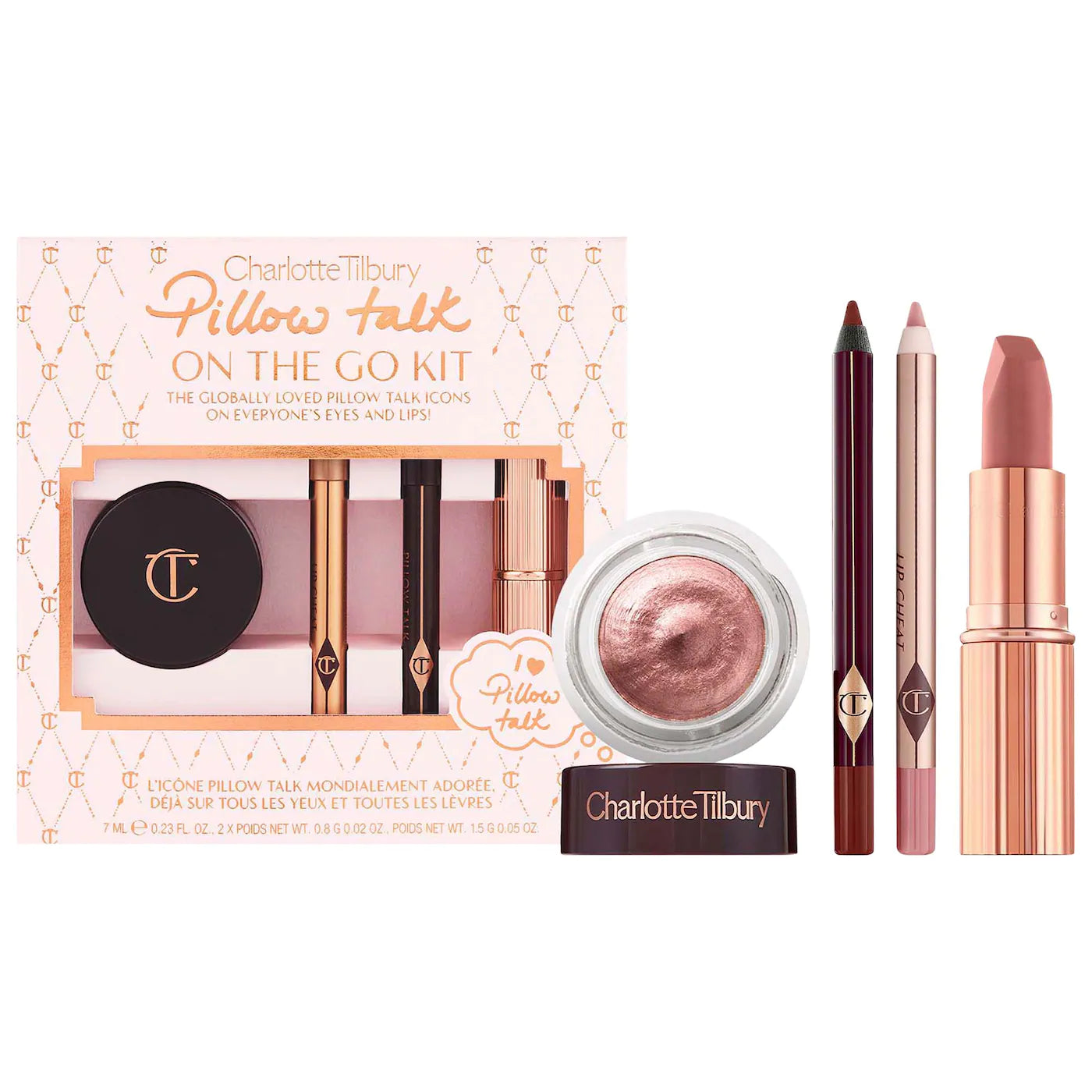 リップライナー Charlotte Tilbury Pillow Talk On The Go Pillow Talk リップライナー Charlotte Tilbury Pillow Talk On The Go Pillow Talk