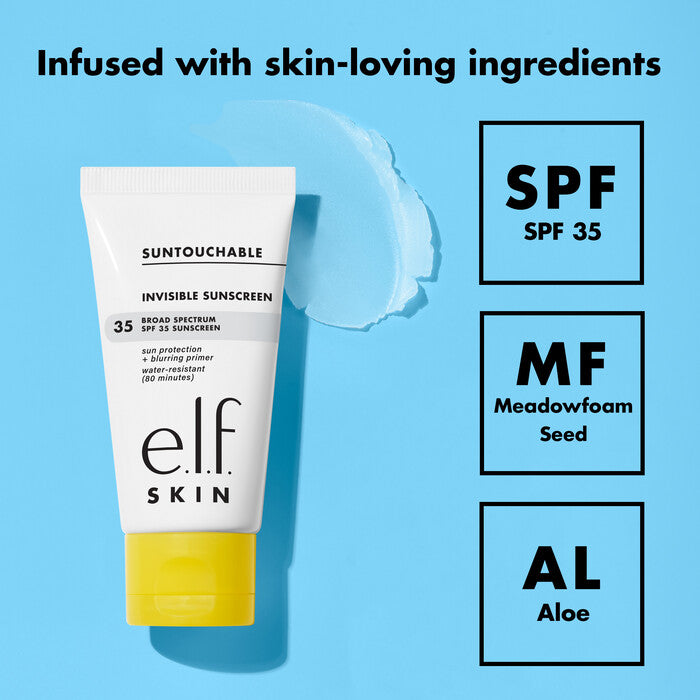 E.L.F - Suntouchable Invisible Sunscreen SPF 35 | 50 ML